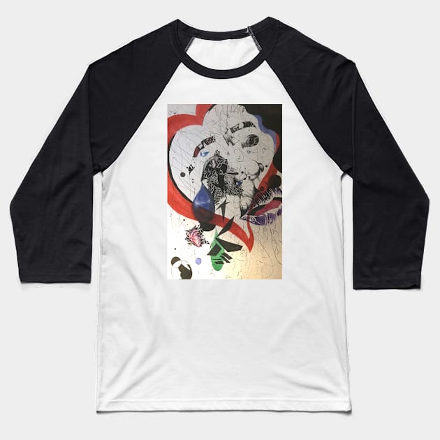 Heart-Break Baseball T-Shirt by gabrielbroady